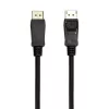 DisplayPort kabelis DELTACO DP-1020D-FLEX 2 m, DisplayPort–DisplayPort, vīriešu–vīriešu, melns