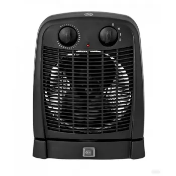 Ventilatora sildītājs Emerio FH-111910.2 — 2000 W, svārstību funkcija, regulējams termostats, melns