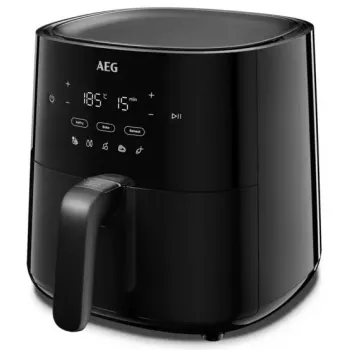 Karstā gaisa friteris AEG AAF3B, viens 3,3 L, 1,2 kg ietilpība, 1350 W, LED skārienvadība, melns