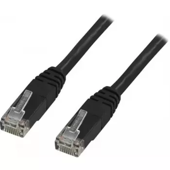 Tīkla kabelis Deltaco TP-611S RJ-45 Cat6 1,5m Melns
