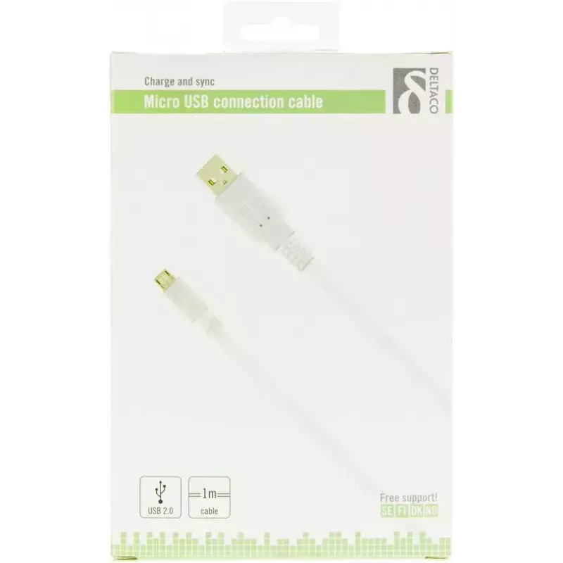 USB kabelis Deltaco MICRO-100