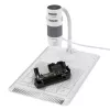 Digitālais mikroskops Carson EFLEX 300x, 75–300× palielinājums, 1600×1200 kamera, pelēks/baltas