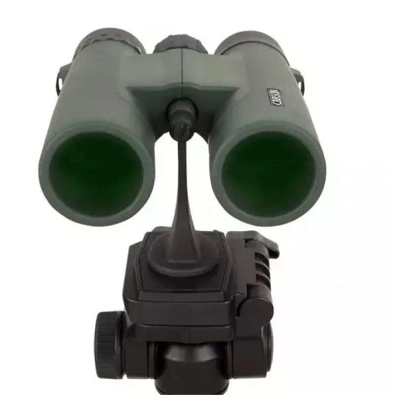 Binokļi Carson JR Series 10x42 BaK-4, kompakts jumtveida prizmas modelis, melns/zaļš