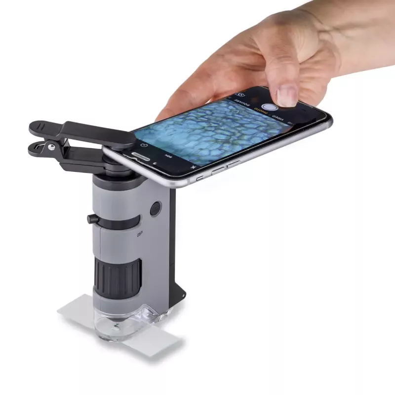 Digitālais mikroskops Carson MICROFLIP 250x Melns Nerūsējošais tērauds