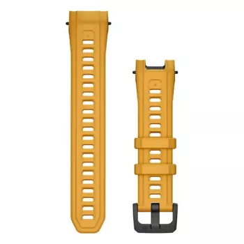 Siksniņa Garmin viedpulkstenim, 22 mm platums, dzeltena, garums 129 mm