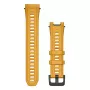 Siksniņa Garmin viedpulkstenim, 22 mm platums, dzeltena, garums 129 mm