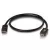 C2G 3 m DisplayPort vīriešais-HDMI vīriešais adaptera kabelis melns