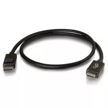 C2G 3 m DisplayPort vīriešais-HDMI vīriešais adaptera kabelis melns