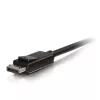 C2G 3 m DisplayPort vīriešais-HDMI vīriešais adaptera kabelis melns