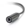 C2G mobilā tālruņa kabelis 54426 USB-C uz 3,5 mm melns 0,09 m
