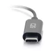 C2G mobilā tālruņa kabelis 54426 USB-C uz 3,5 mm melns 0,09 m