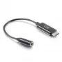 C2G mobilā tālruņa kabelis 54426 USB-C uz 3,5 mm melns 0,09 m