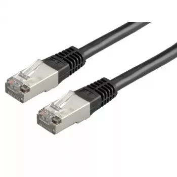 Tīkla kabelis ROLINE FTP ielāpu vads Cat.5e RJ-45 0,5 m Melns
