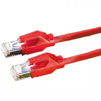 S/FTP komutācijas kabelis Dätwyler Cat6 sarkans 7m