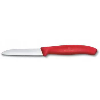 Virtuves nazis Victorinox Swiss Classic 8 cm dārzeņu nazis, sarkans rokturis