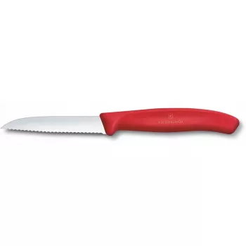 Virtuves nazis Victorinox Swiss Classic 8 cm dārzeņu nazis, sarkans rokturis