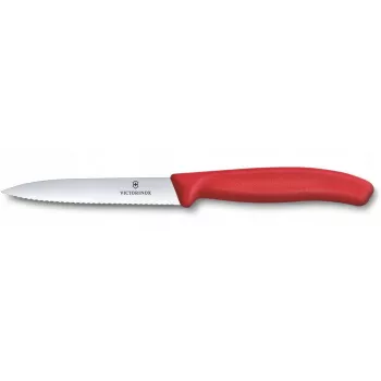 Virtuves nazis Victorinox Swiss Classic 10 cm dārzeņu nazis, sarkans rokturis