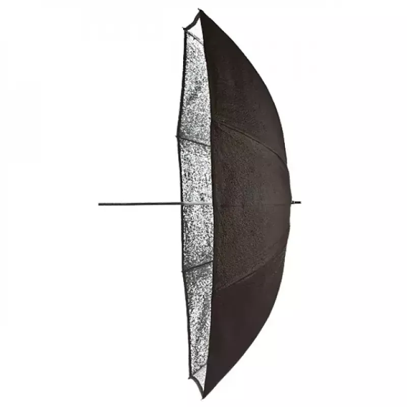Reflektora lietussargs melns sudrabains caurspīdīgs Elinchrom 26062 diametrs 83 cm