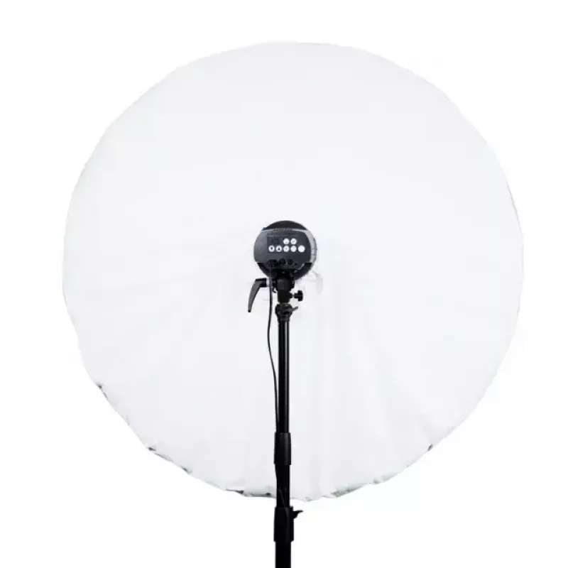 Atstarotāja lietussargs Elinchrom 26761 — 105 cm diametrs, melns ārpuse, balta iekšpuse