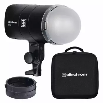 Kompakta zibspuldze Elinchrom ONE Melns Universal baterija Powered