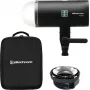 Studijas ārpus kameras zibspuldzes komplekts Elinchrom THREE 400Ws, augstas ātruma 1/8000s