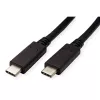 USB kabelis VALUE 11.99.9057 USB 3.2 Gen 2 0,5m USB C melns