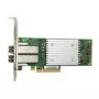 Tīkla karte QLOGIC QLE2742-SR-CK — iekšēja PCIe optiskā šķiedra 6400 Mbit/s, zaļa
