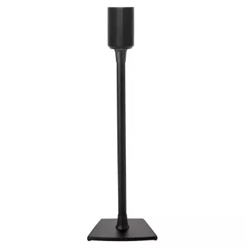 Grīdas skaļruņu statīvs SANUS WSSE11 — melns, maks. augstums 87,4 cm, platums 276,9 mm