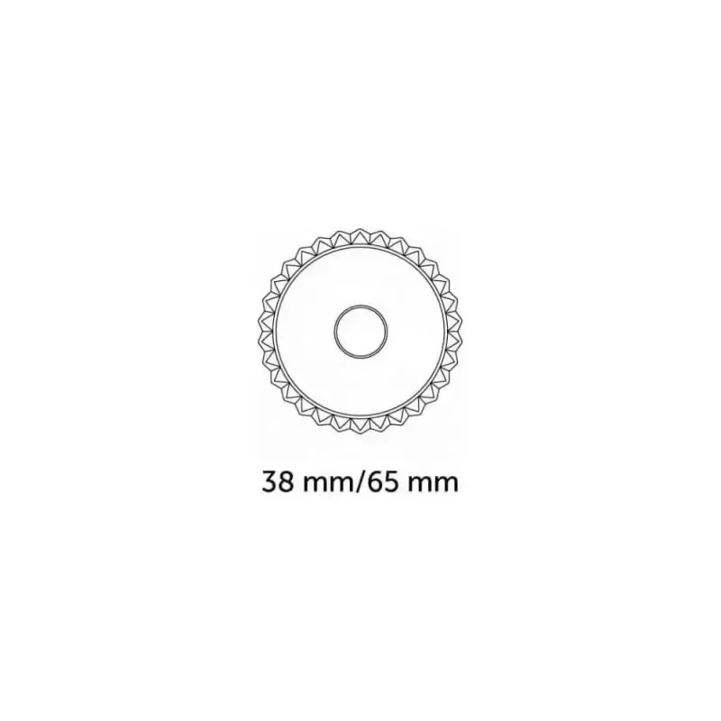 APAĻAIS ZIGZAGA RAVIOLI ŠTANCIS Ø65MM