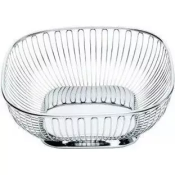 Pasniegšanas grozs Alessi 845 Kvadrātveida Nerūsējošais tērauds 230x230 mm