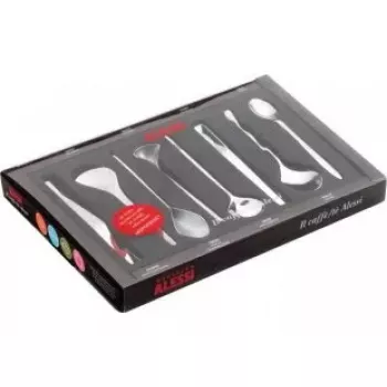 Kafijas karote Alessi Il caffè nerūsējošais tērauds 8 gab. MSPOONSET