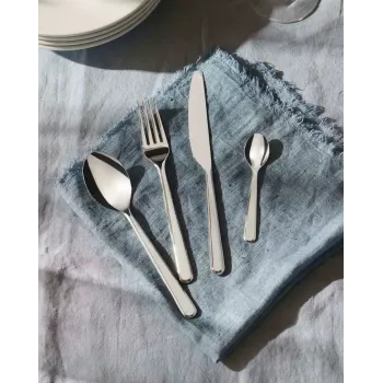Virtuves galda piederumu komplekts ALESSI BG02S24 — galda nažu un dakšiņu komplekts, nerūsējošais tērauds