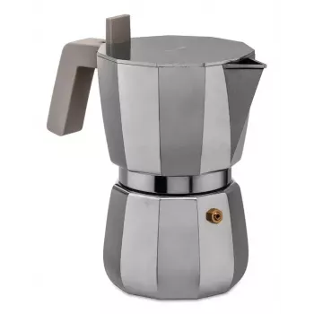 Moka katliņš Alessi Moka 0,07 L pelēks