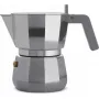 Espresso Moka katliņš ALESSI DC06/3 sudrabains — 3 tasīšu tilpums plīts virsmai
