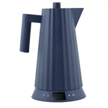 Elektriskā tējkanna Alessi Plissé 1,0 L 2200 W zila, termoplastiskais sveķis, slēpta pamatne, automātiska izslēgšanās
