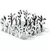 Alessi Mediterraneo ESI18 salvešu turētājs, nerūsējošais tērauds, 205x205x83 mm