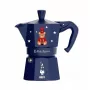 Moka katls BIALETTI Moka Express 3 tasītēm 150 ml, Joyful Christmas Blue
