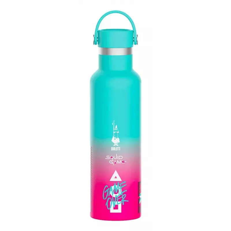 Dzeršanas pudele Bialetti SQUID004 600 ml Nerūsējošais tērauds Daudzkrāsaina