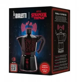 Plīts virsmas espresso kafijas automāts BIALETTI Moka Express 6 tases – 6 TZ Stranger Things