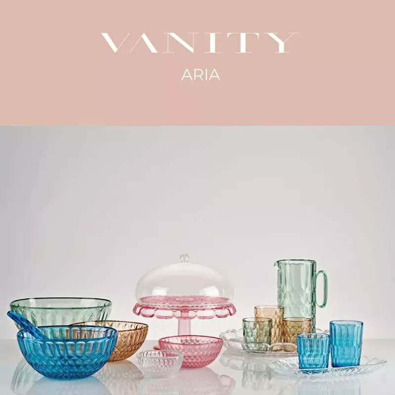 Guzzini Vanity mazais kūku statīvs ar kupolu, Flamingo Pink