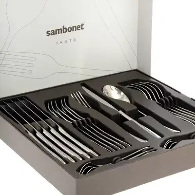 Galda piederumu komplekts Sambonet Taste 52553-81 24 gab. Hroms