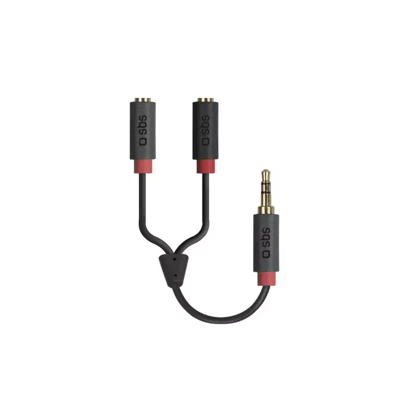 Audio stereo kabelis SBS Audio 3.5 mm ligzda ar sadalītāju