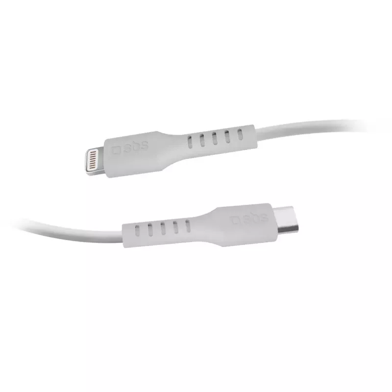 Lightning uz USB-C kabelis SBS Mobile TECABLELIGTC2W — 2 m, balts