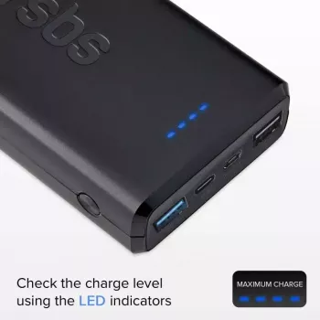 Ārējais akumulators SBS TTBB20000FASTK 20000 mAh