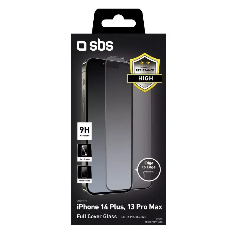 Caurspīdīgs ekrāna aizsargs SBS TESCRFCIP1367K iPhone 13 Pro Max - izturīgs pret skrāpējumiem un triecieniem