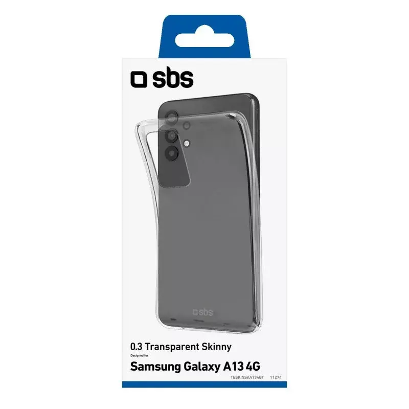 Vāciņš SBS TESKINSAA134GT priekš Xiaomi Samsung Galaxy A13 6.6 collas Caurspīdīgs