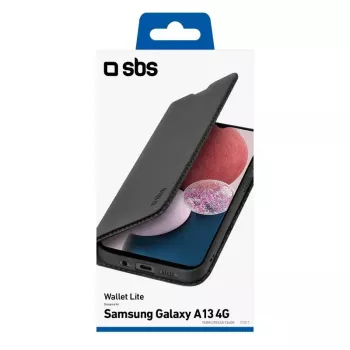 Wallet case SBS TEBKLITESAA134GK Samsung Galaxy A13 6.6 inch Melns