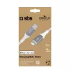 Lightning kabelis SBS GRECABLELIGTC12BW 1.2m sudrabains balts