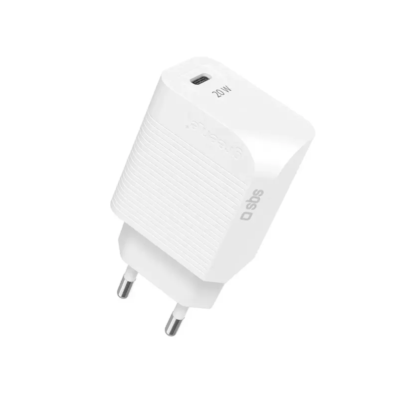 Mobilās ierīces lādētājs SBS GRETR1CPD20W Universal balta AC Ātrā uzlāde