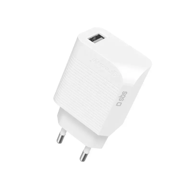 Mobilās ierīces lādētājs SBS GRETR1USB18W Universal balta AC ātrā uzlāde